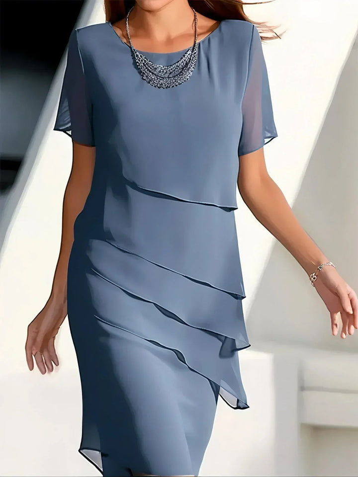 Drusilla - Midi Dress With Short Sleeves