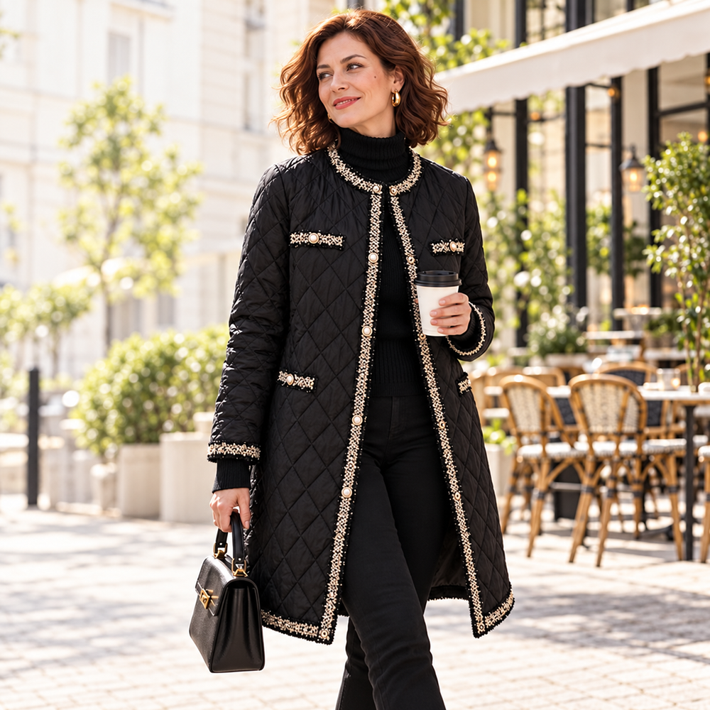 Viviieula - Elegant Round Neck Jacket