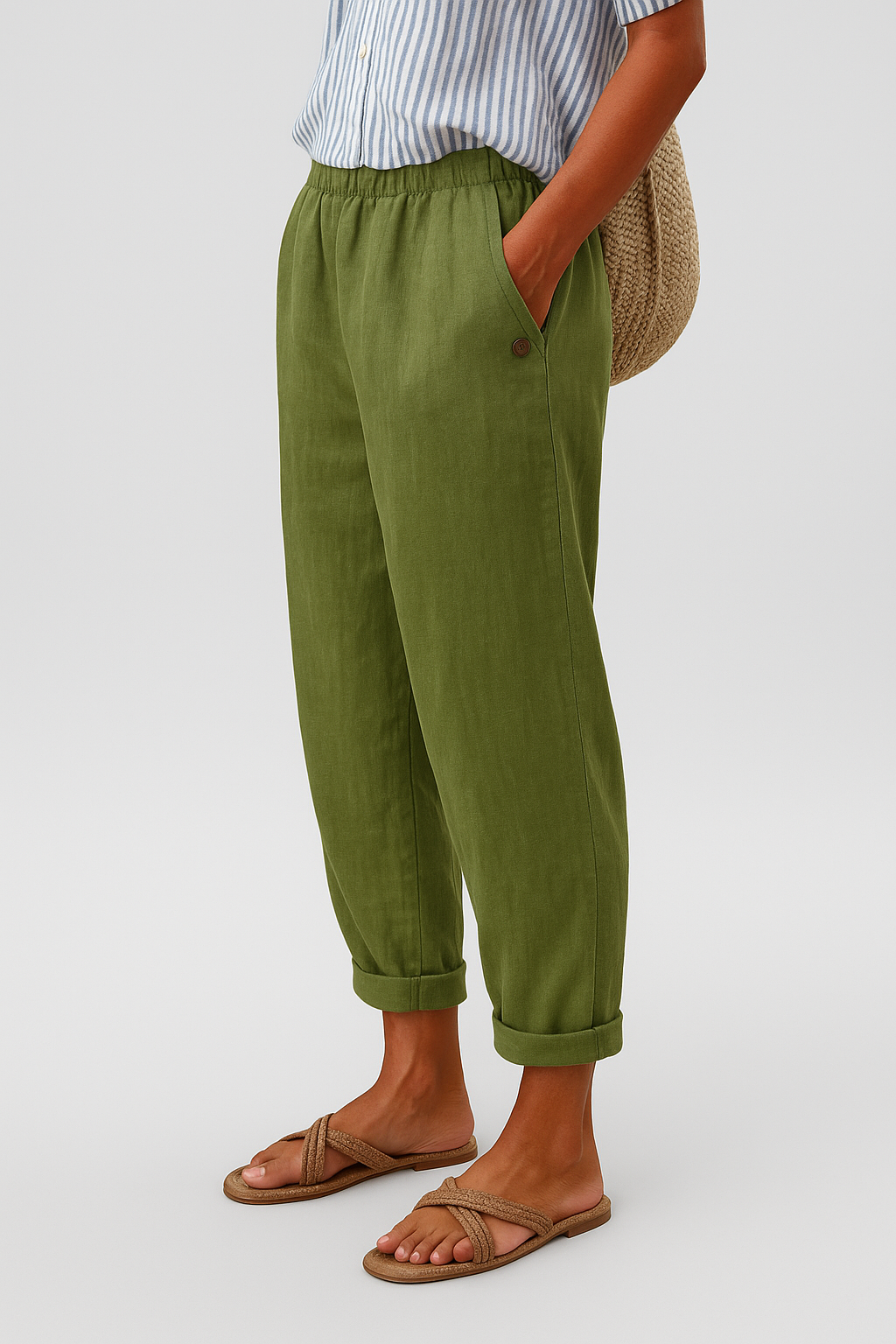 Yanchik - Stylish Pants With Side Pockets