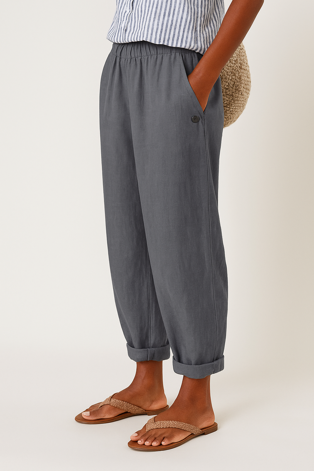Yanchik - Stylish Pants With Side Pockets