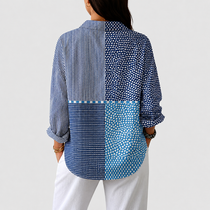Anerilalina - Airy Colorful Printed Blouse