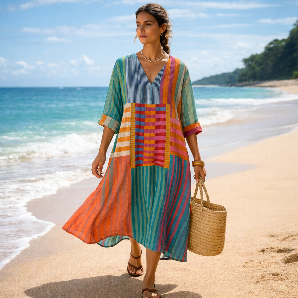 Piyasha - Elegant Geometric Dress