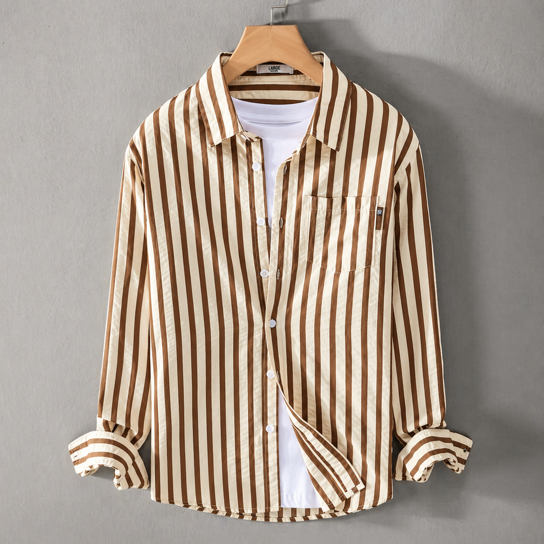 Jarge - Elegant Striped Shirt