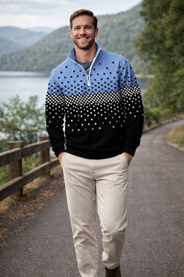 Moshe - Autumn And Winter Sweater With Stand-Up Collar