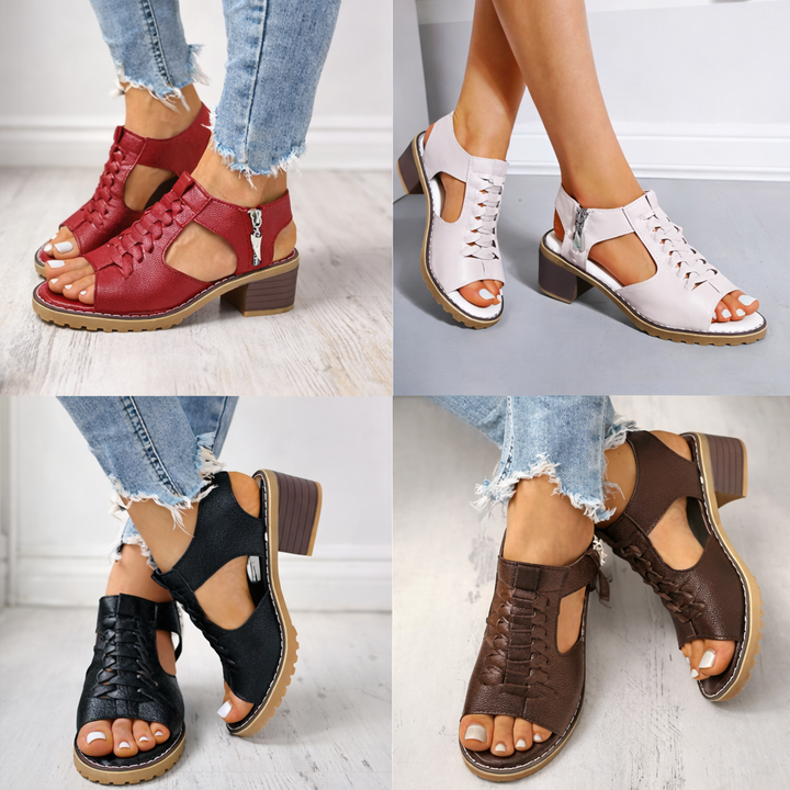 Benita - Orthopedic Sandal With Side Zipper