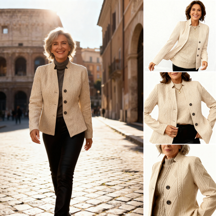 Berenice - Buttoned Blazer Jacket