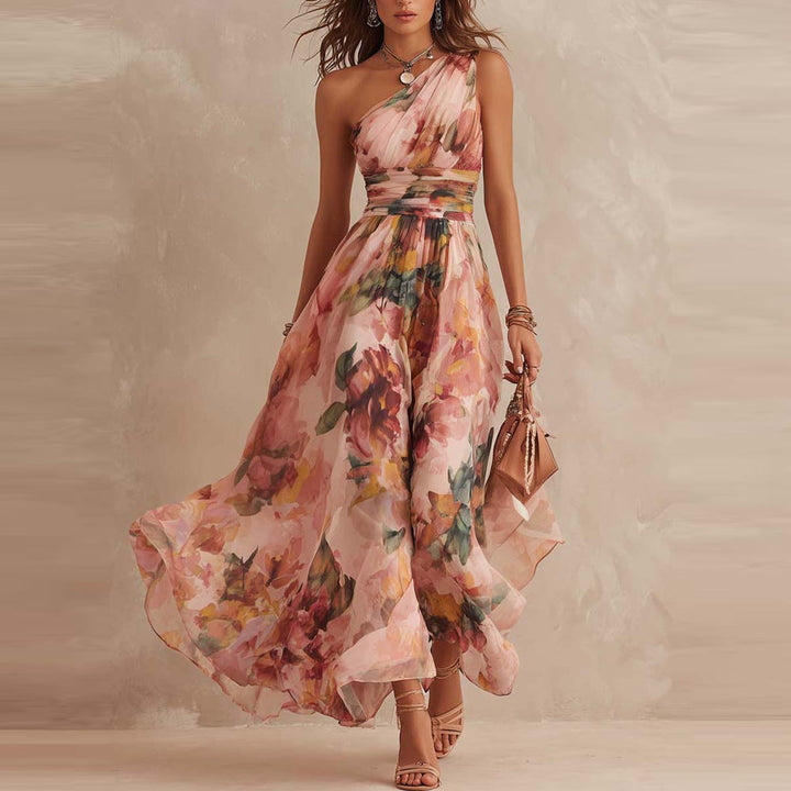 Tove - Elegant Floral Maxi Dress