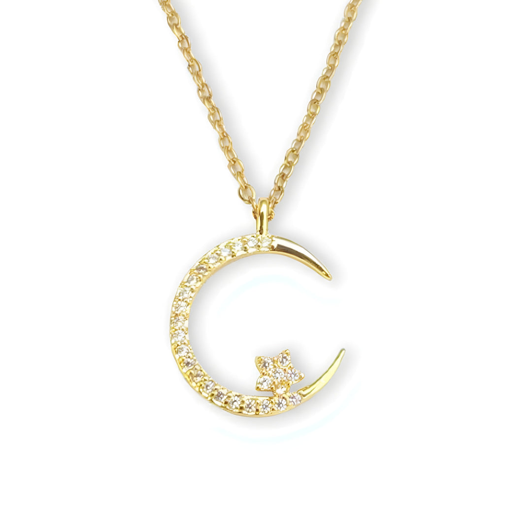 Yalessa - Elegant Necklace with a Moon Motif