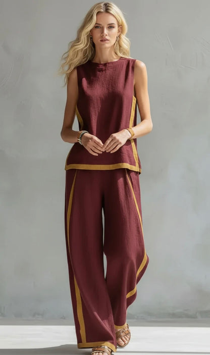 Dornika - Linen Two Piece Set