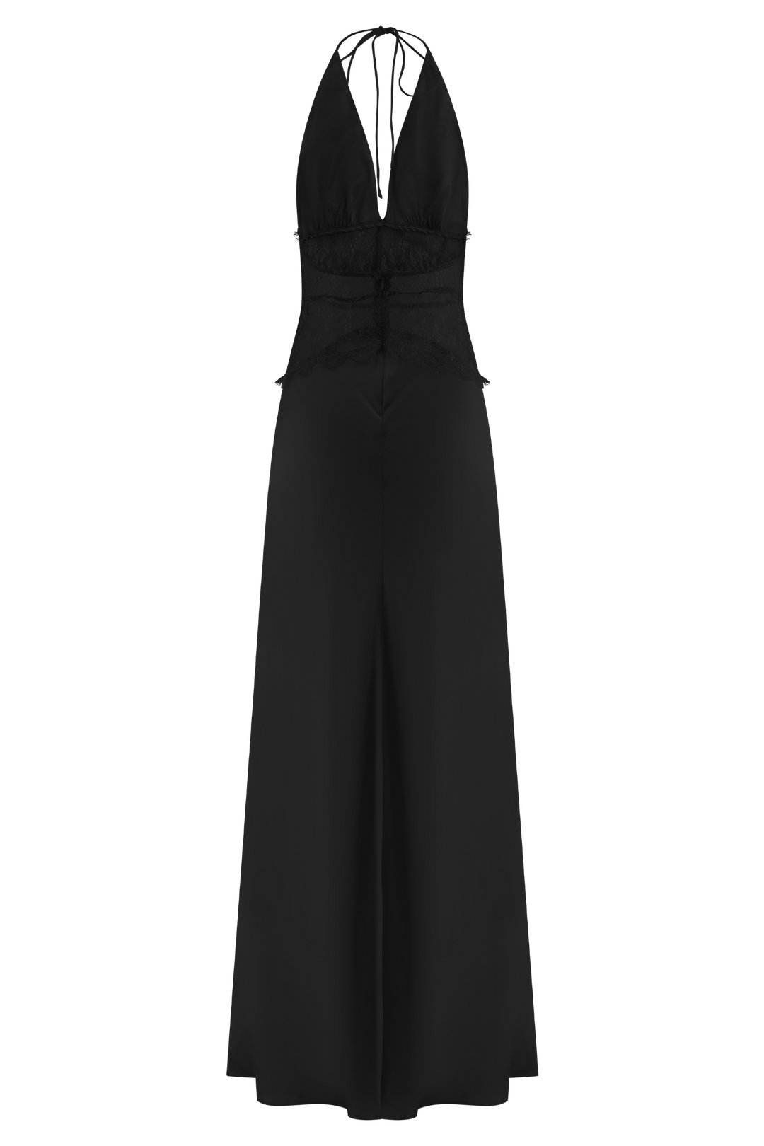 Mayreen - Luxury Satin Dress With Lace