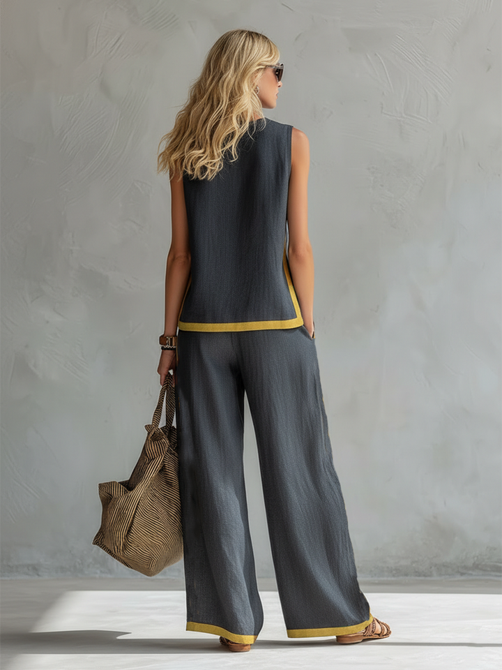 Dornika - Linen Two Piece Set