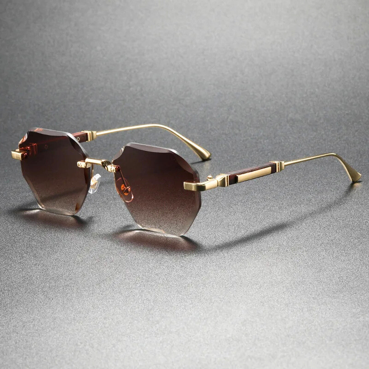 Author - Hexa Rimless Sunglasses