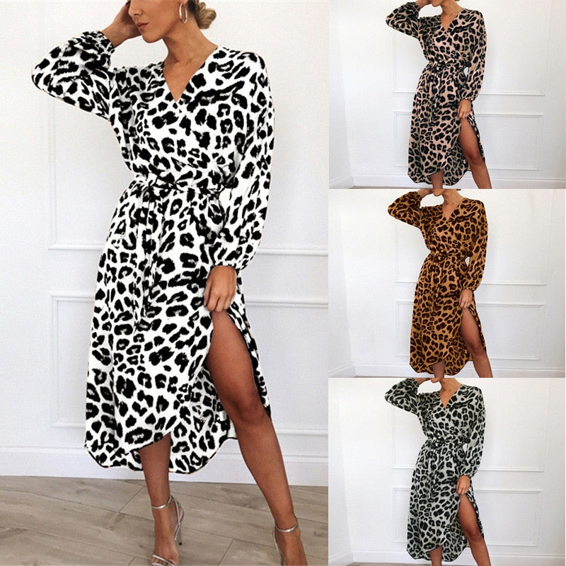 Zofia - V-Neck Cross-Border Dress