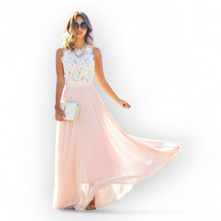 Siegrid - Sleeveless Stylish Summer Dress Made Of Lace