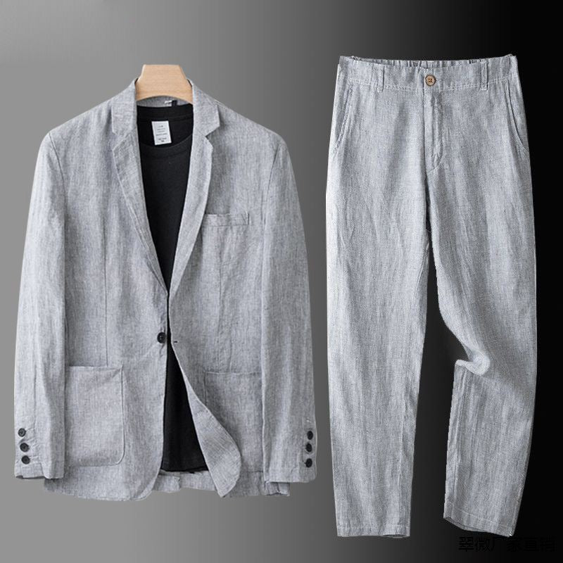 Sverrir - Linen Two Piece Suit