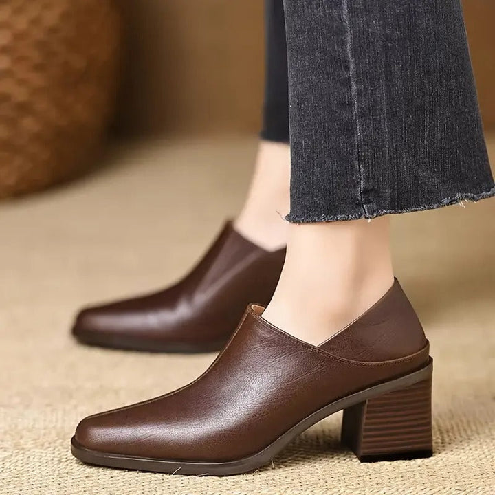 Sharinna - Orthopedic Leather Shoes