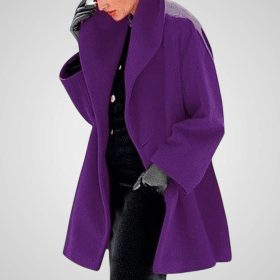 Elodie – Luxury Wool Windbreaker Coat