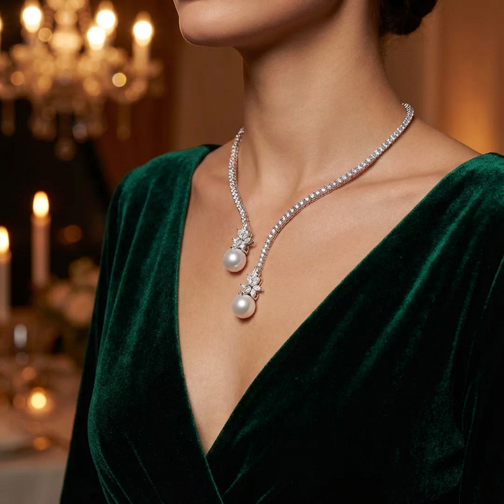 Yahli - Elegant Pearl Necklace