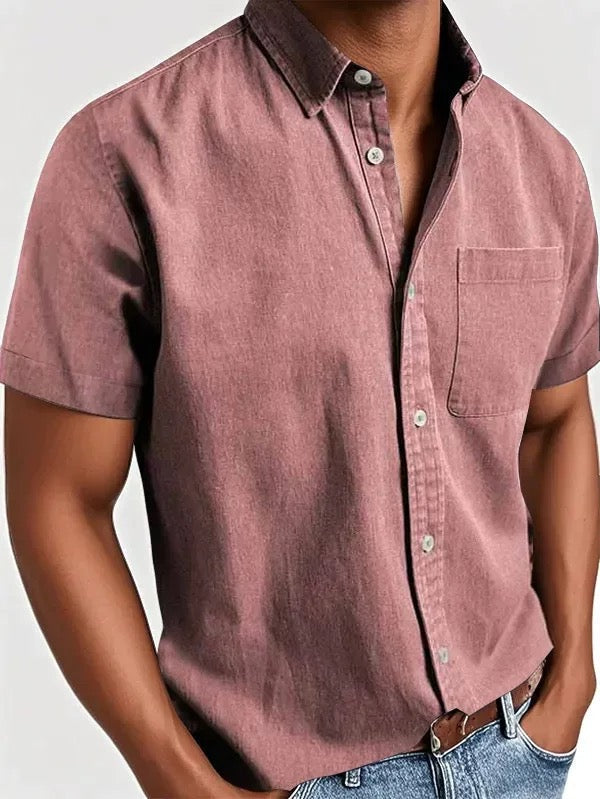 Maxence - Short Sleeve Summer Shirt