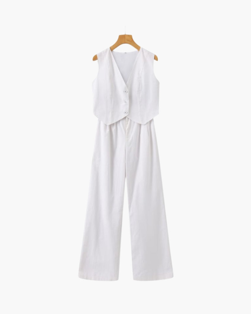 Lenaya - Two-Piece Linen Suit