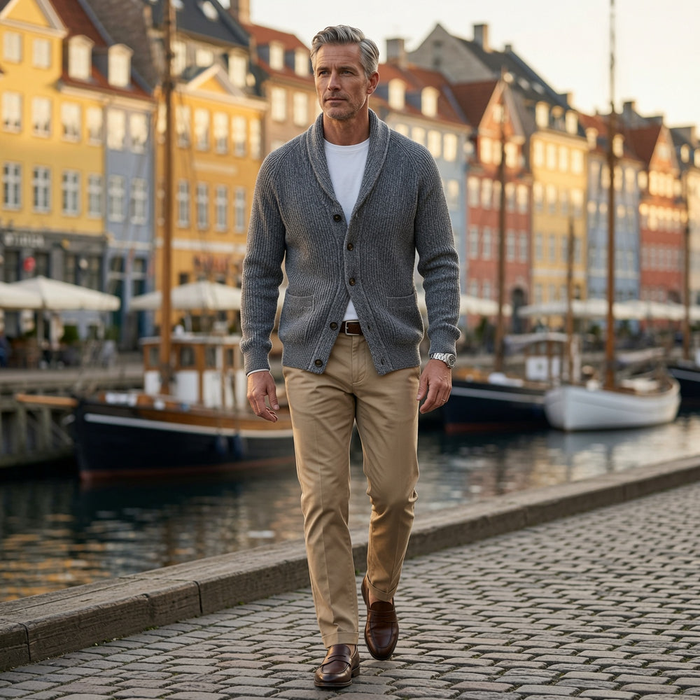 Amelelle - Long Sleeve Button-Up Cardigan