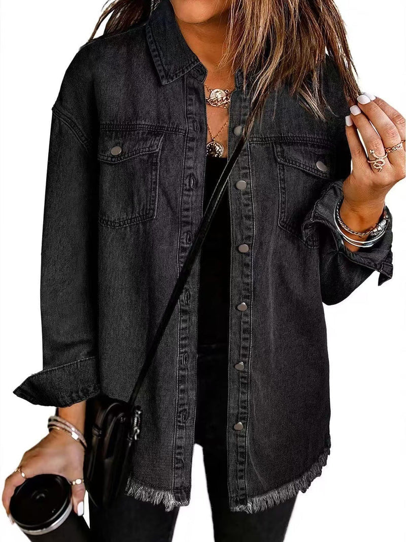 Flux - Denim Jacket With Button