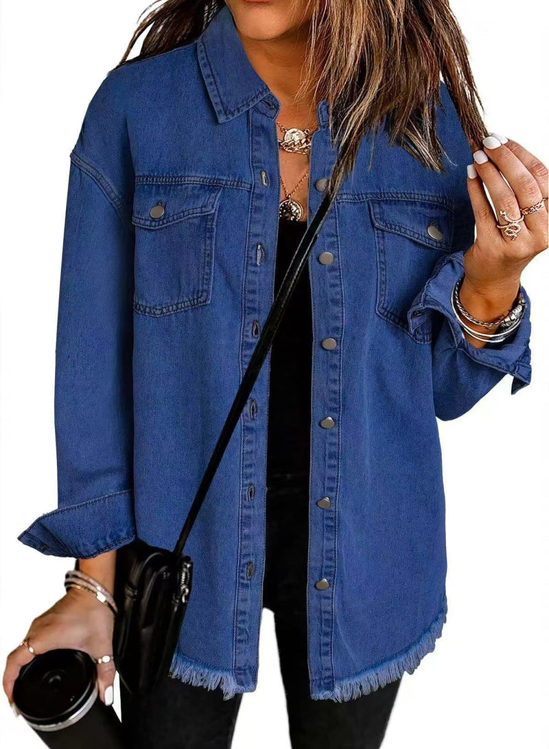Flux - Denim Jacket With Button