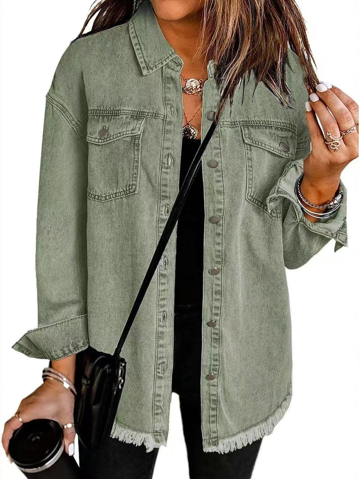 Flux - Denim Jacket With Button