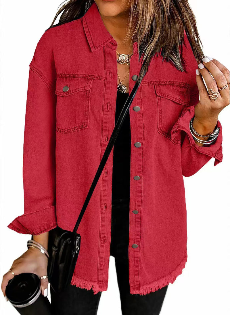 Flux - Denim Jacket With Button