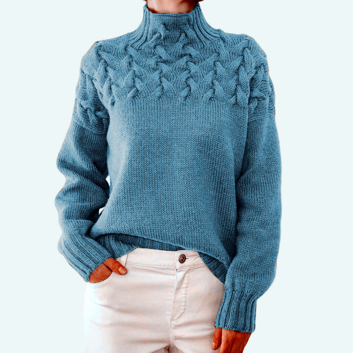 Farrah - Elegant Knitted Turtleneck Sweater