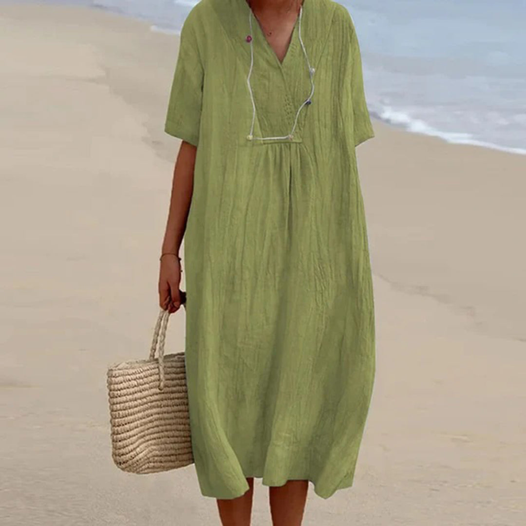 Insa - Flattering Boho Dress