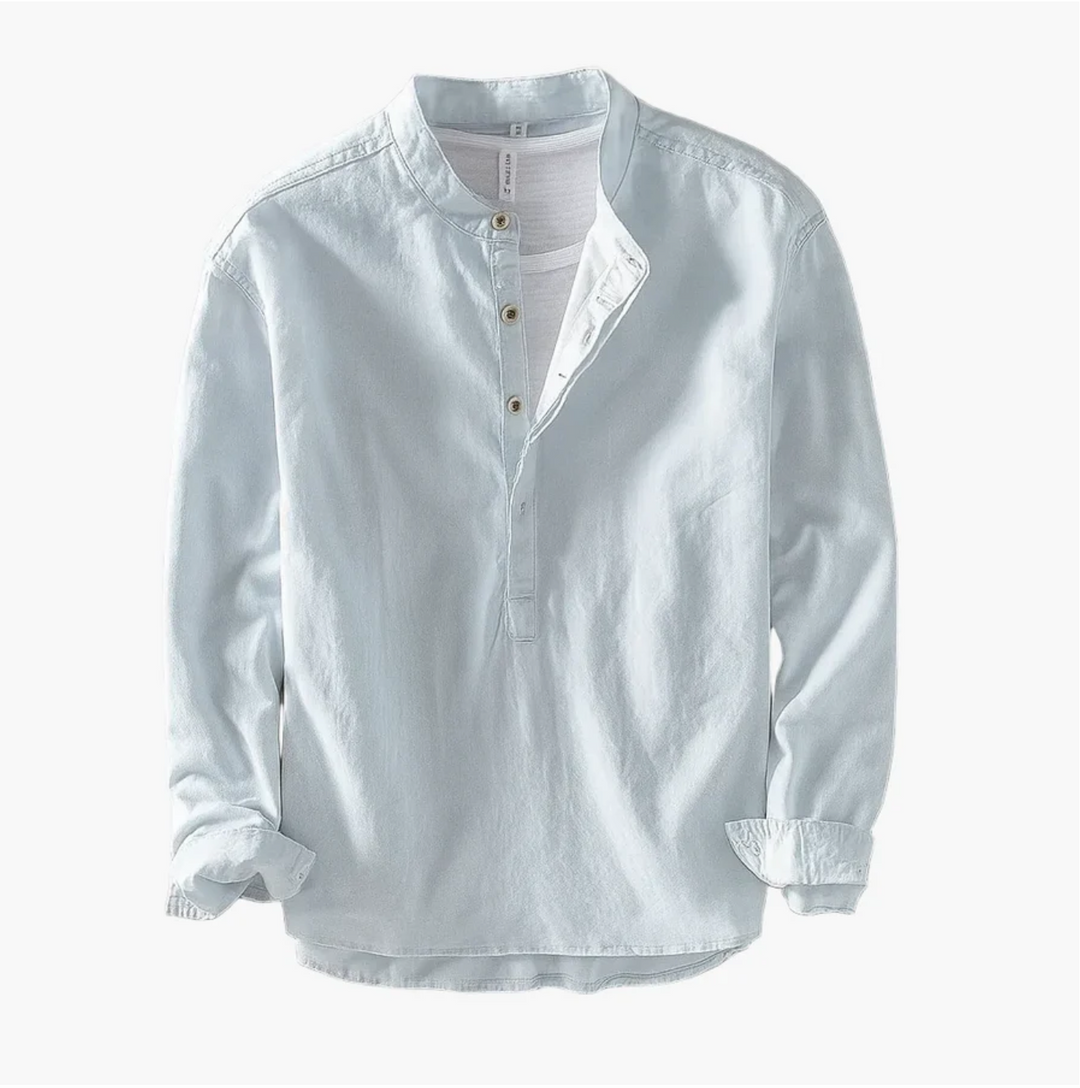 Fintan - Summer Shirt With Button Placket