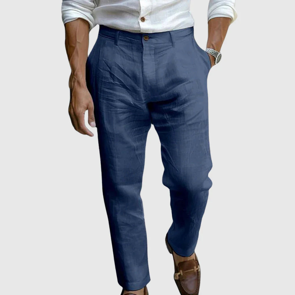 Aminuddin - Causal Loose Linen Pant