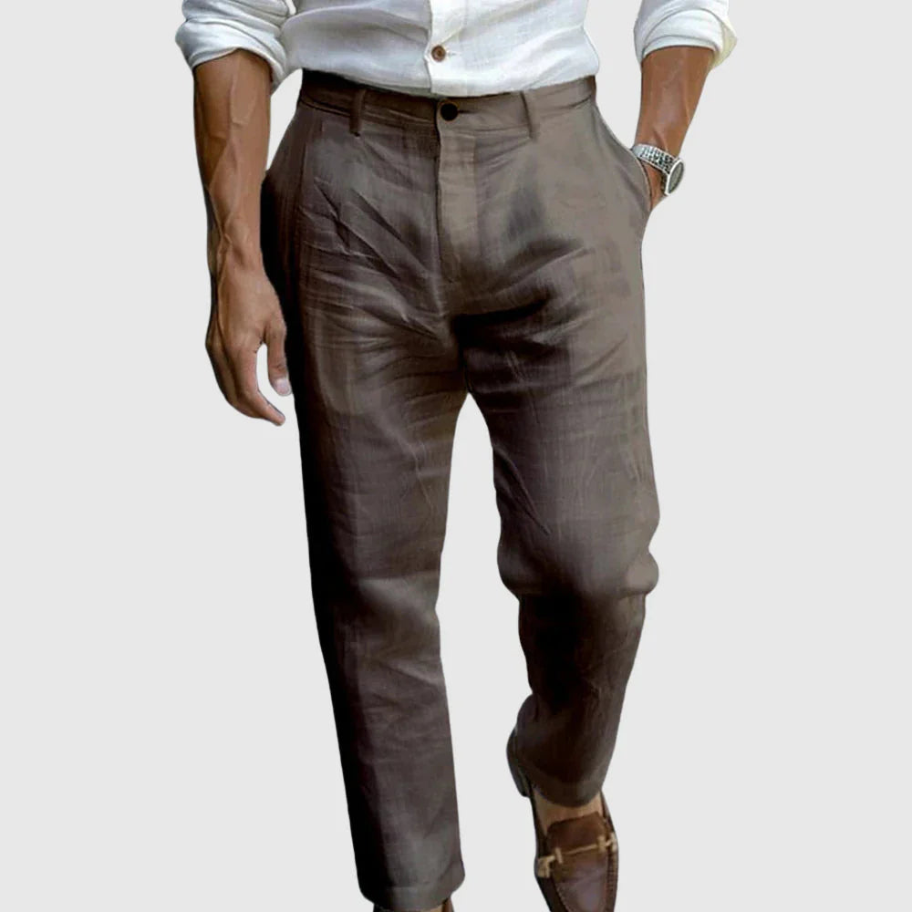 Aminuddin - Causal Loose Linen Pant