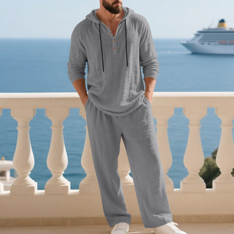 Maoray - Casual Hoodie And Pant Set