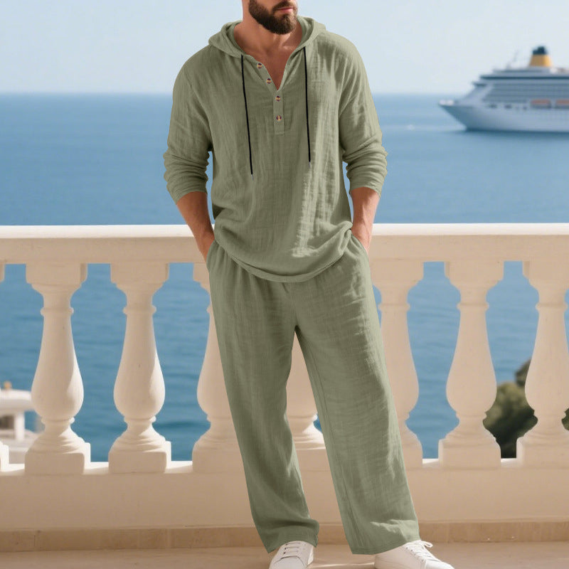 Maoray - Casual Hoodie And Pant Set