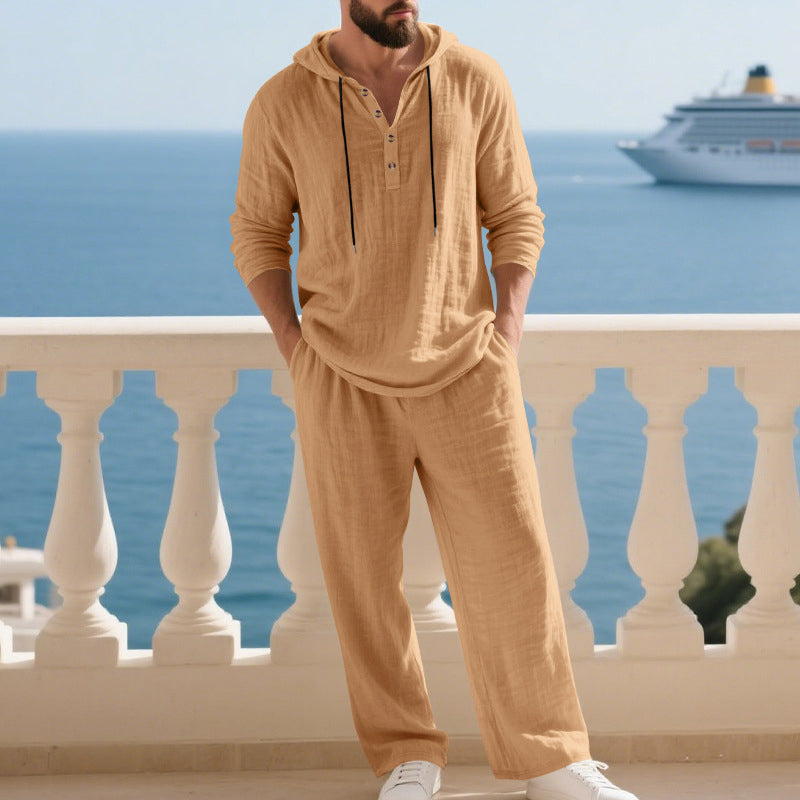 Maoray - Casual Hoodie And Pant Set