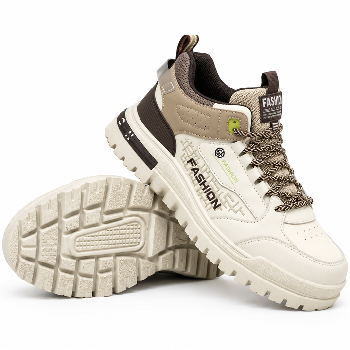 Apexform - Sneakers With Contrast Panels and Chunky Soles