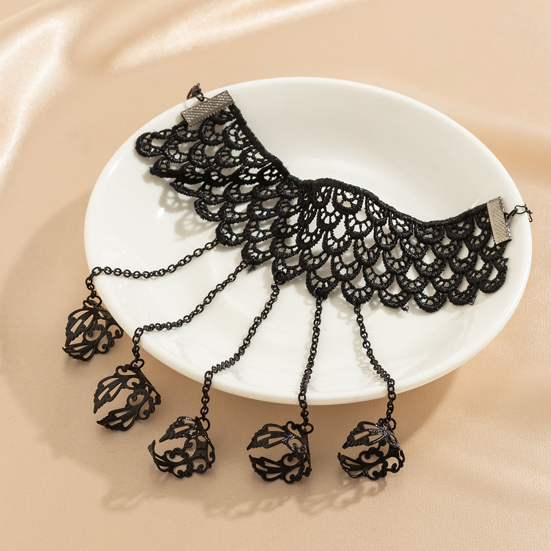 Solarflow - Lace Finger Wrist Chain Rings Bracelet