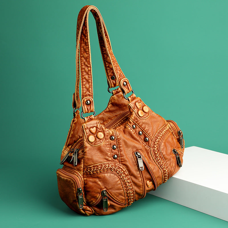Alician - Boho Bag with Multiple Zippered Pockets