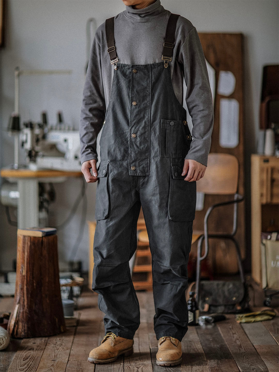Ashton - Canvas Overalls