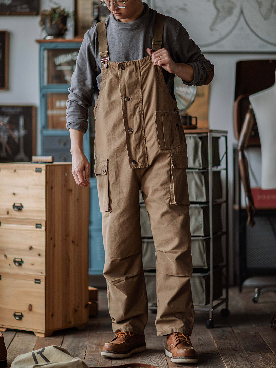 Ashton - Canvas Overalls