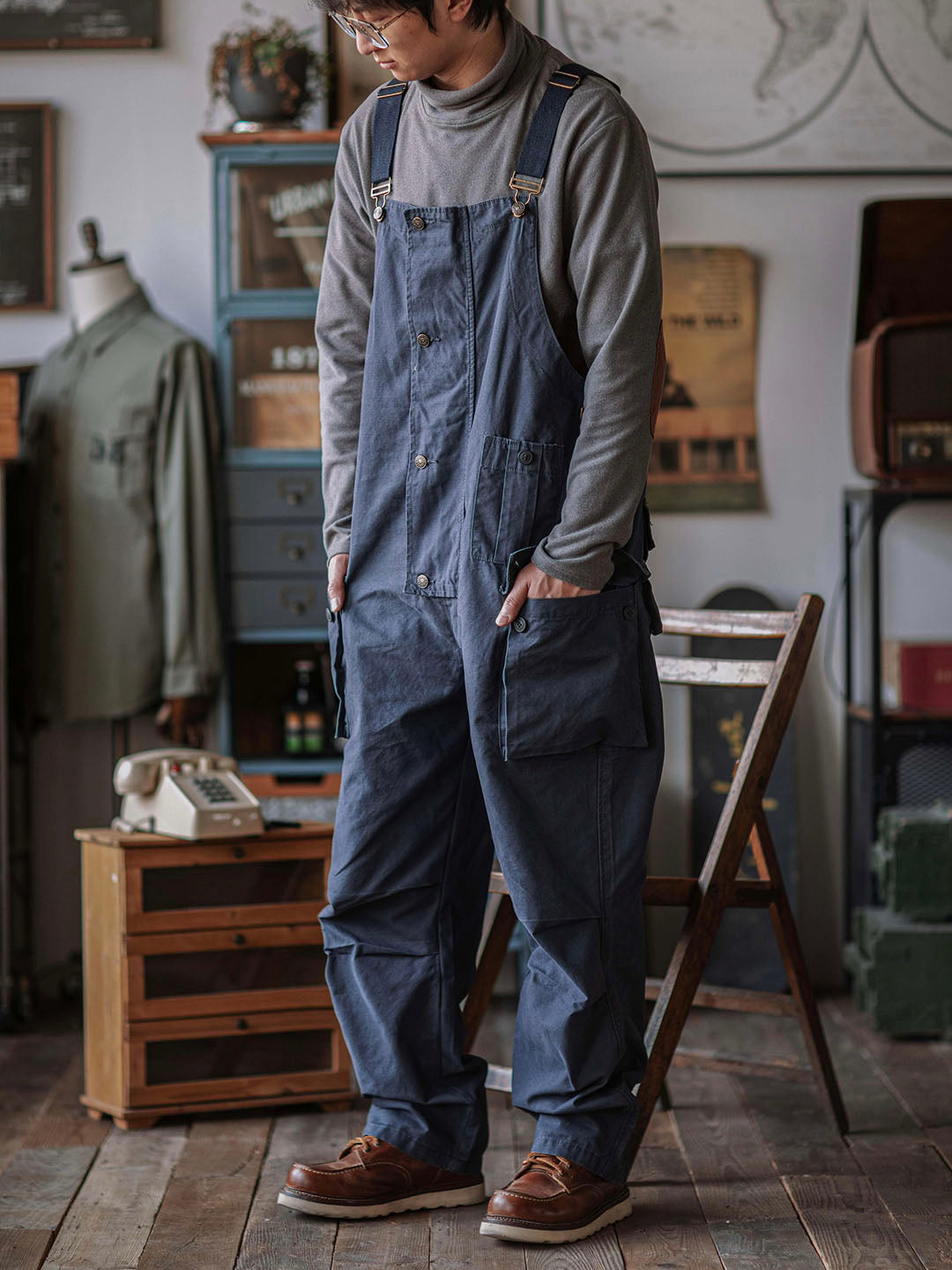 Ashton - Canvas Overalls
