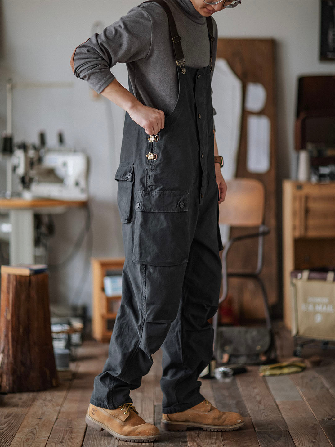 Ashton - Canvas Overalls