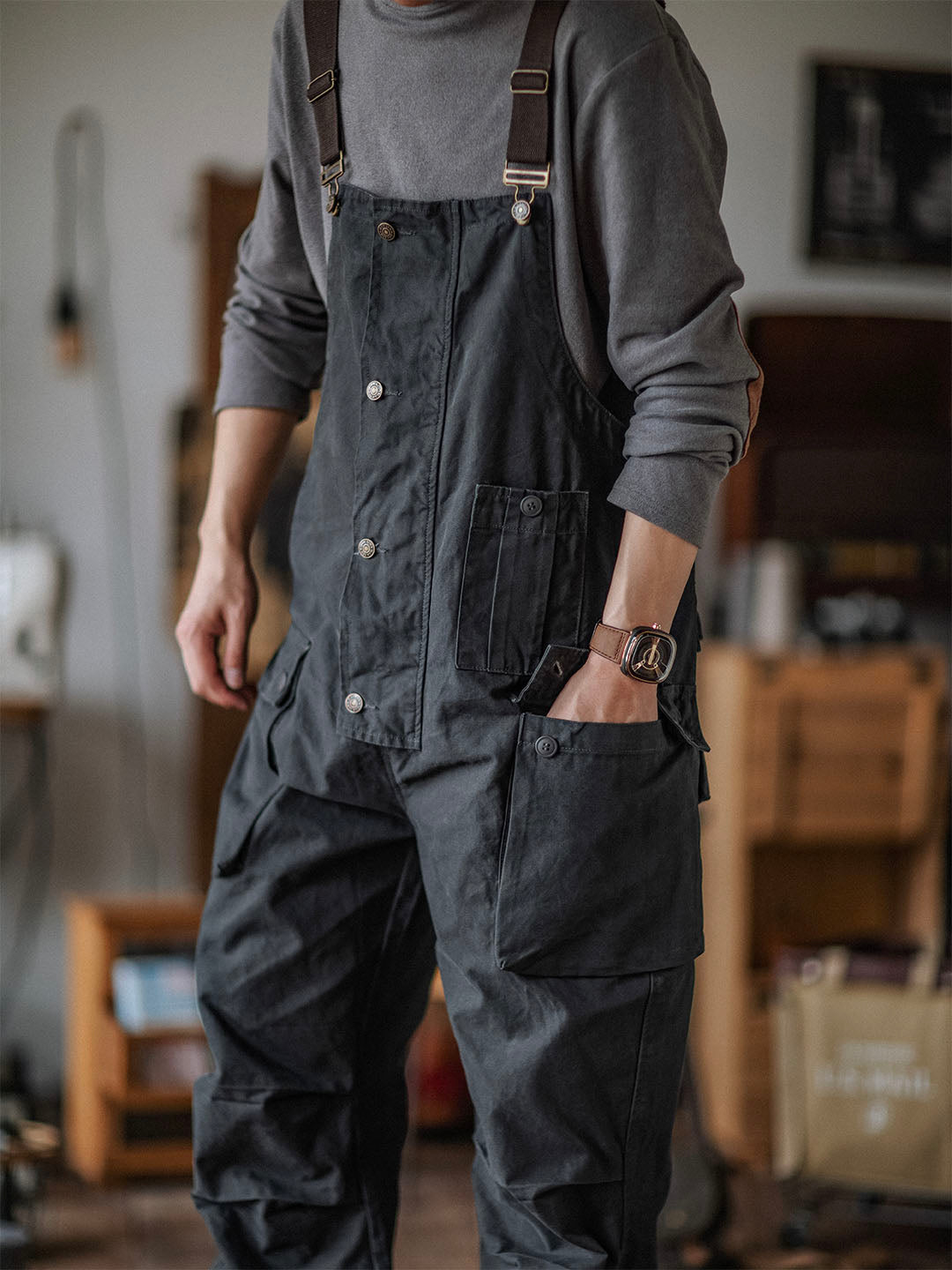 Ashton - Canvas Overalls