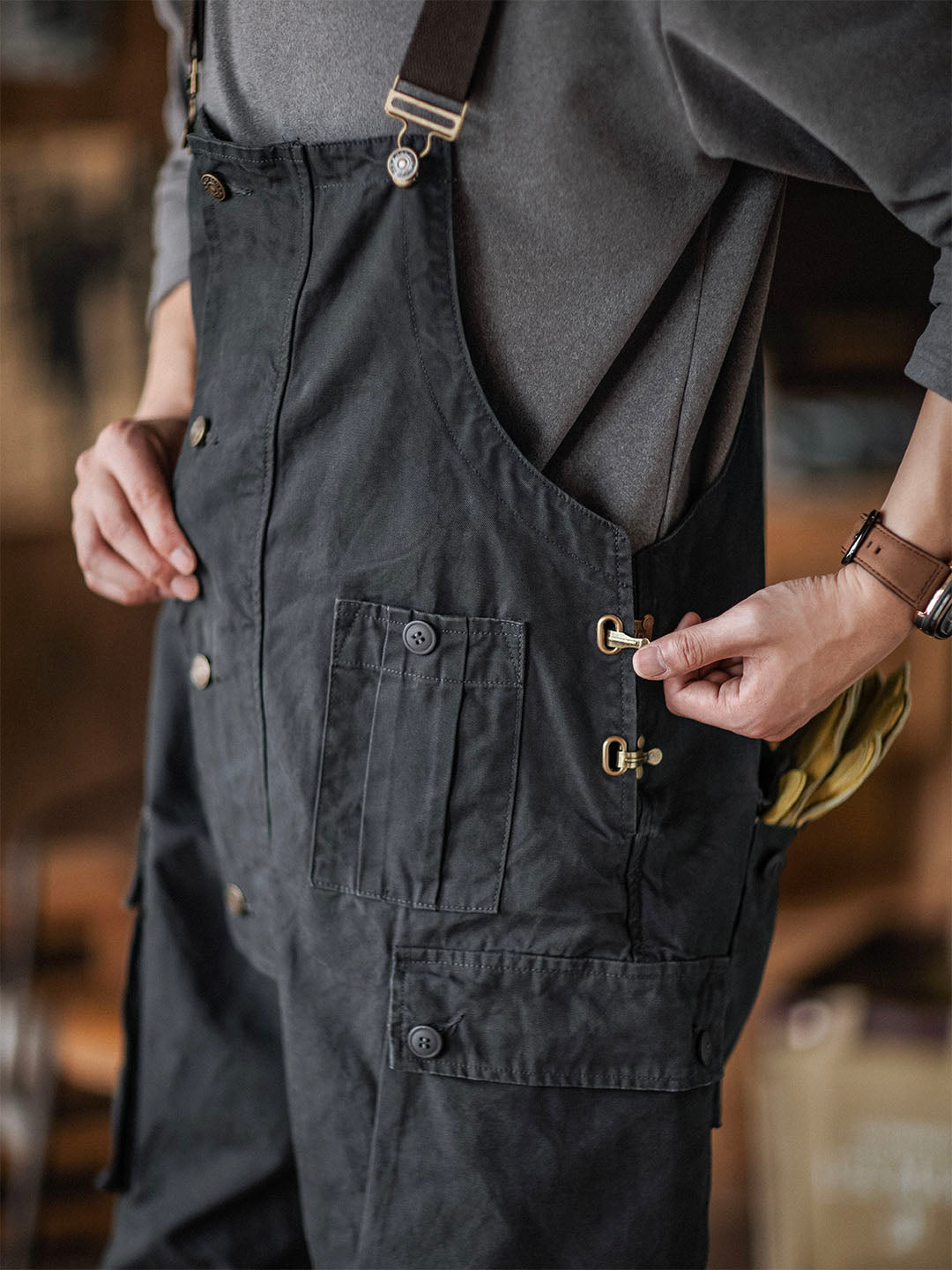 Ashton - Canvas Overalls