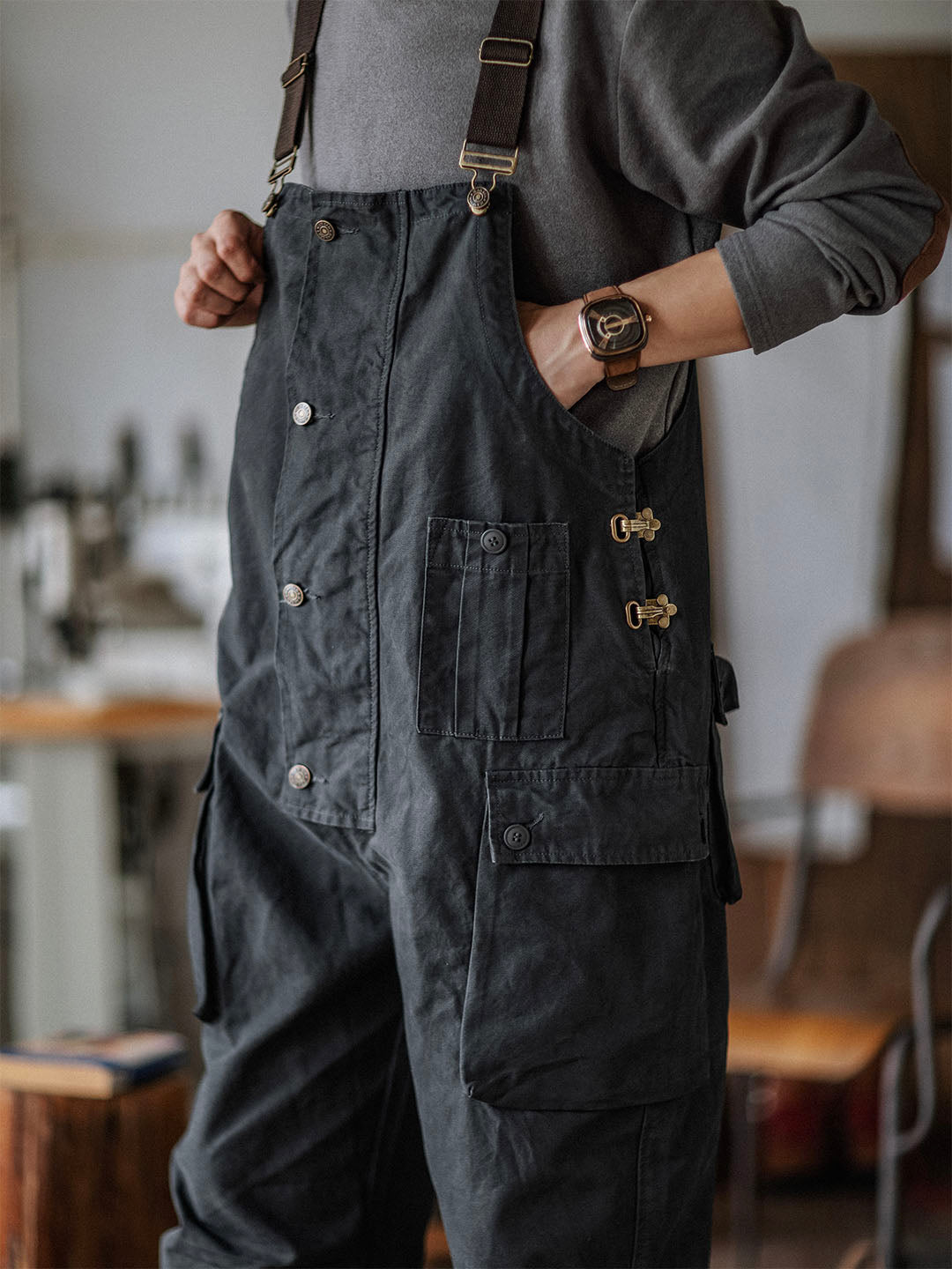 Ashton - Canvas Overalls
