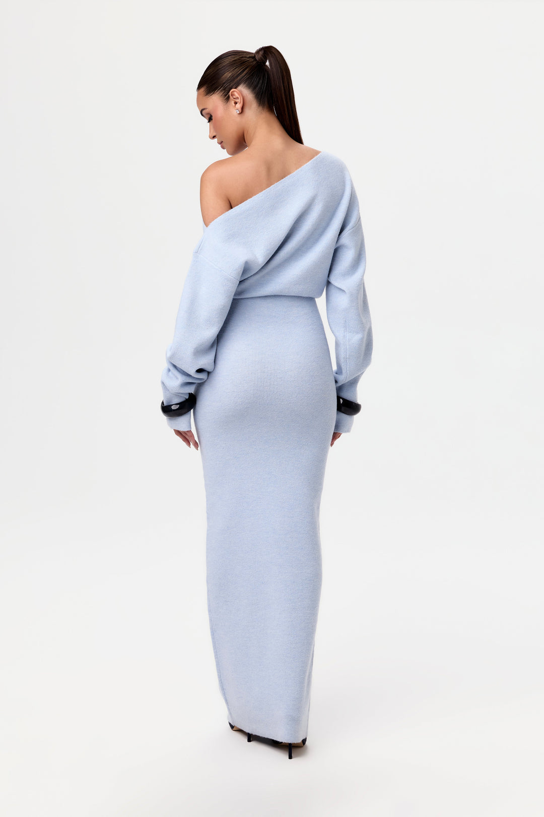 Trina - Off Shoulder Sweater Dress
