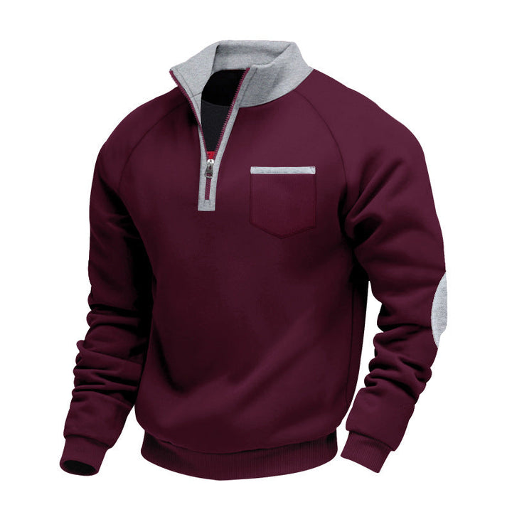 Trond - Fleece Quarter-Zip Sweatshirt