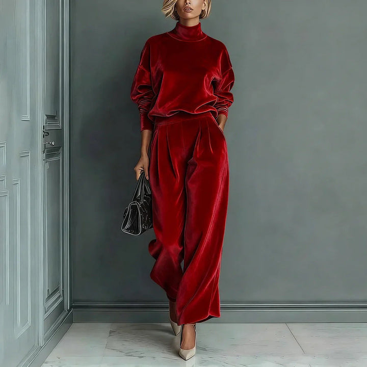 Lironah - Comfortable Leisure Warm Two Piece Set